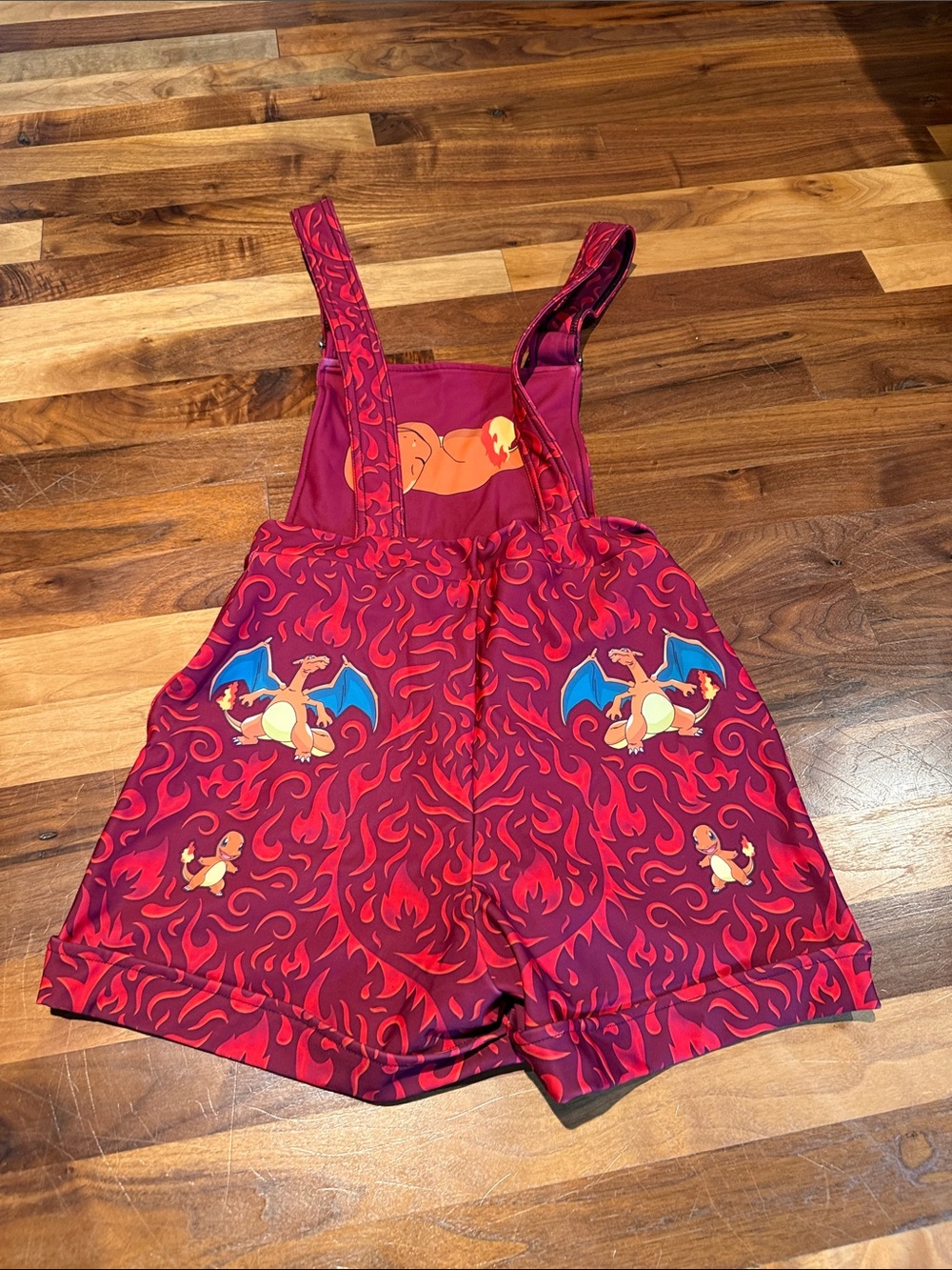 NWT Blackmilk x Pokémon Charmander Overall Shorts - Picture 7 of 7
